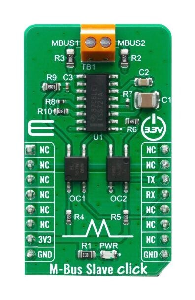 Mikroelektronika Mikroe-4137 Click Board, Rs232, Uart, 3.3V