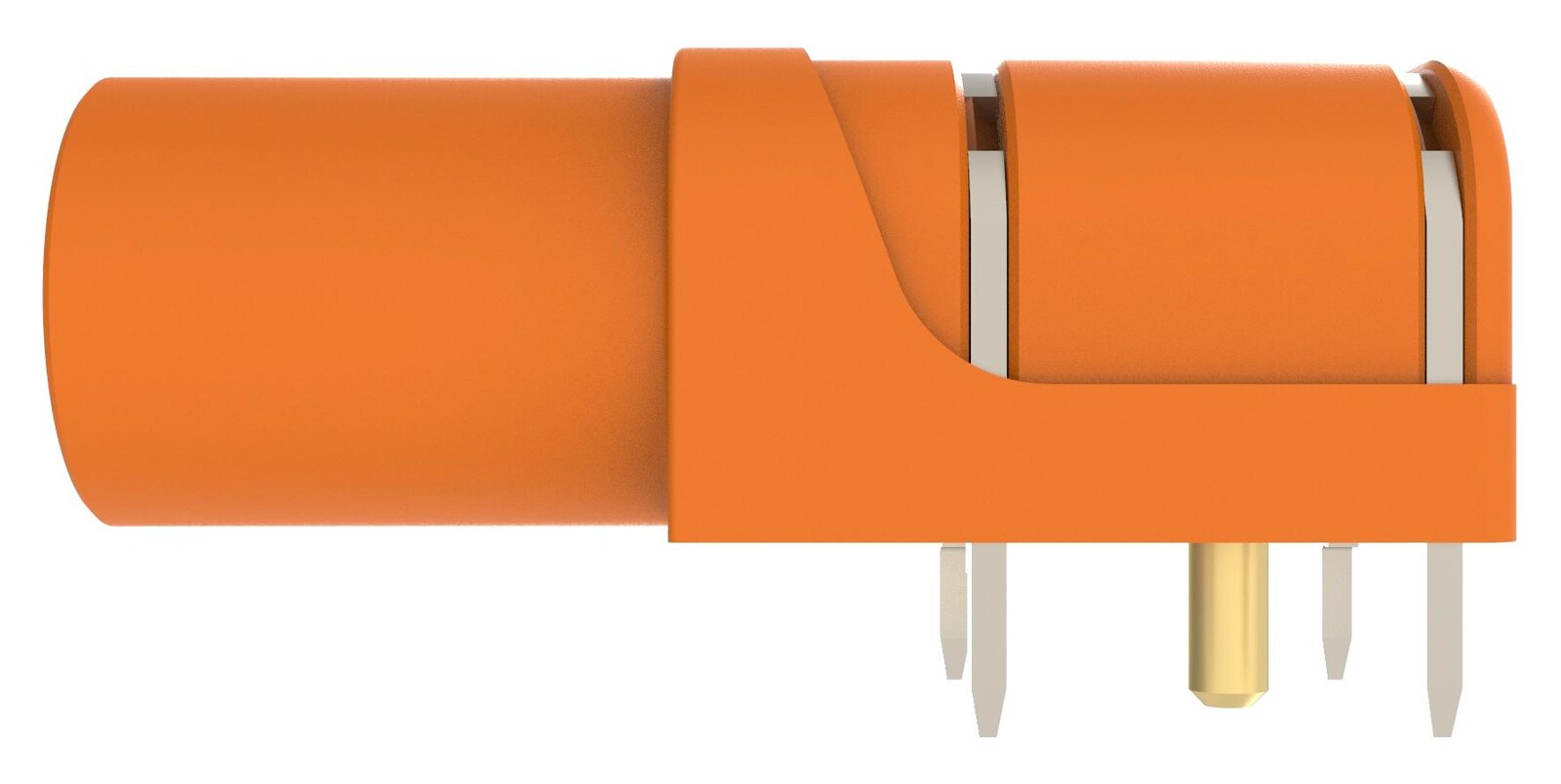 Schutzinger Sweb 8094 Au / Or Conn, Jack, 24A, 1Kv, Org, Through Hole