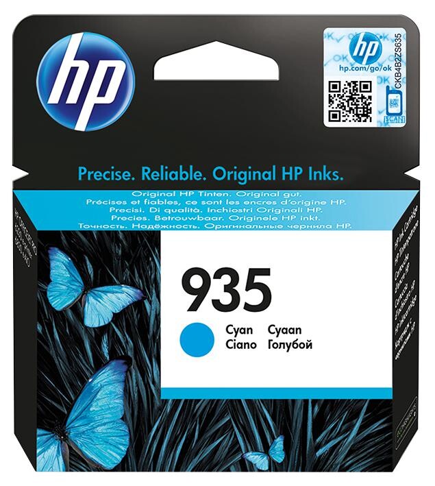 Hewlett Packard C2P20Ae Ink Cartridge, Original, Cyan, Hp