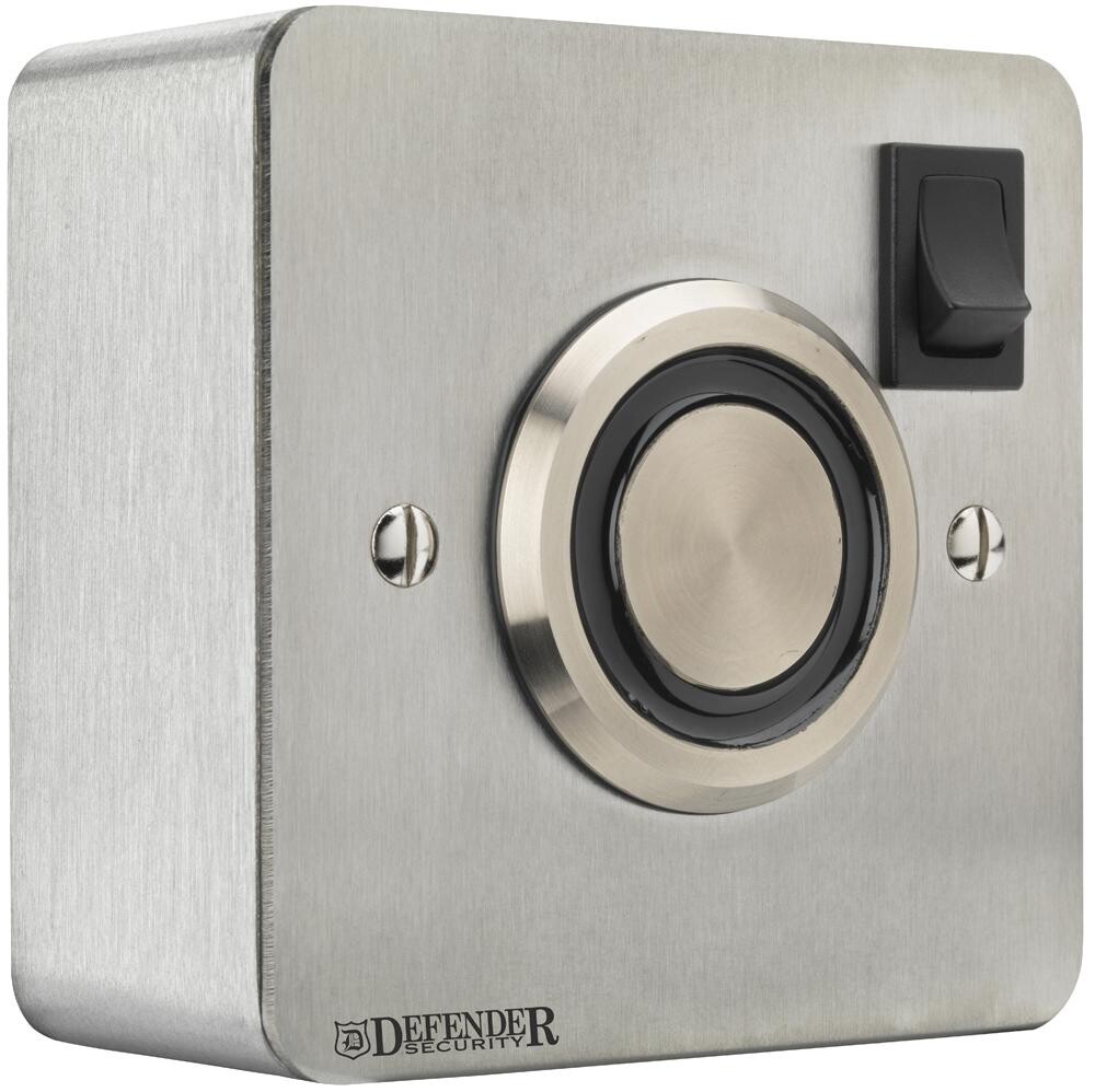 Defender Security Def-0501F-1D Magnetic Door Holder Surface Kit, Sss