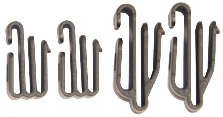 Jsp Ahv270-000-000 Head Protection, Lamp & Goggle Clip, Pk4