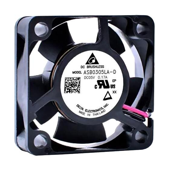 Delta Electronics / Fans Asb0305Ma-D Axial Fan, 30Mm, 5Vdc, 3.72Cfm, 23Dba