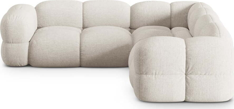 Béžová rohová pohovka Loretto – Cosmopolitan Design