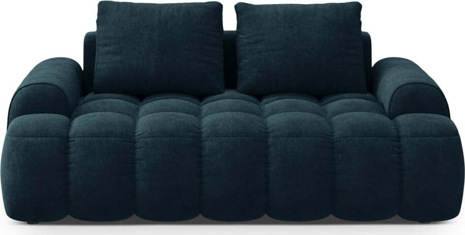 Sametová pohovka v petrolejové barvě 175 cm Linz – Cosmopolitan Design