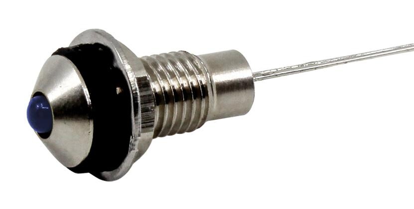 Vcc / Visual Communications Company Cdlb-0-8711-9933-I Led Panel Indicator, 6Mm, Blu, 28Vdc