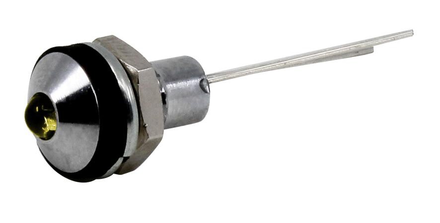 Vcc / Visual Communications Company Cd-0-2701-9923-I Led Panel Indicator, 6Mm, Yel, 28Vdc