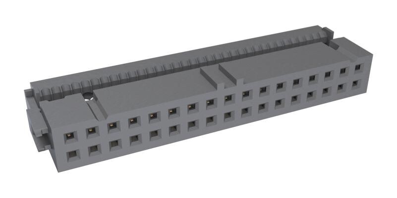 Amphenol Communications Solutions 71600-634Lf Connector, Rcpt, 34Pos, 2Row, 2.54Mm