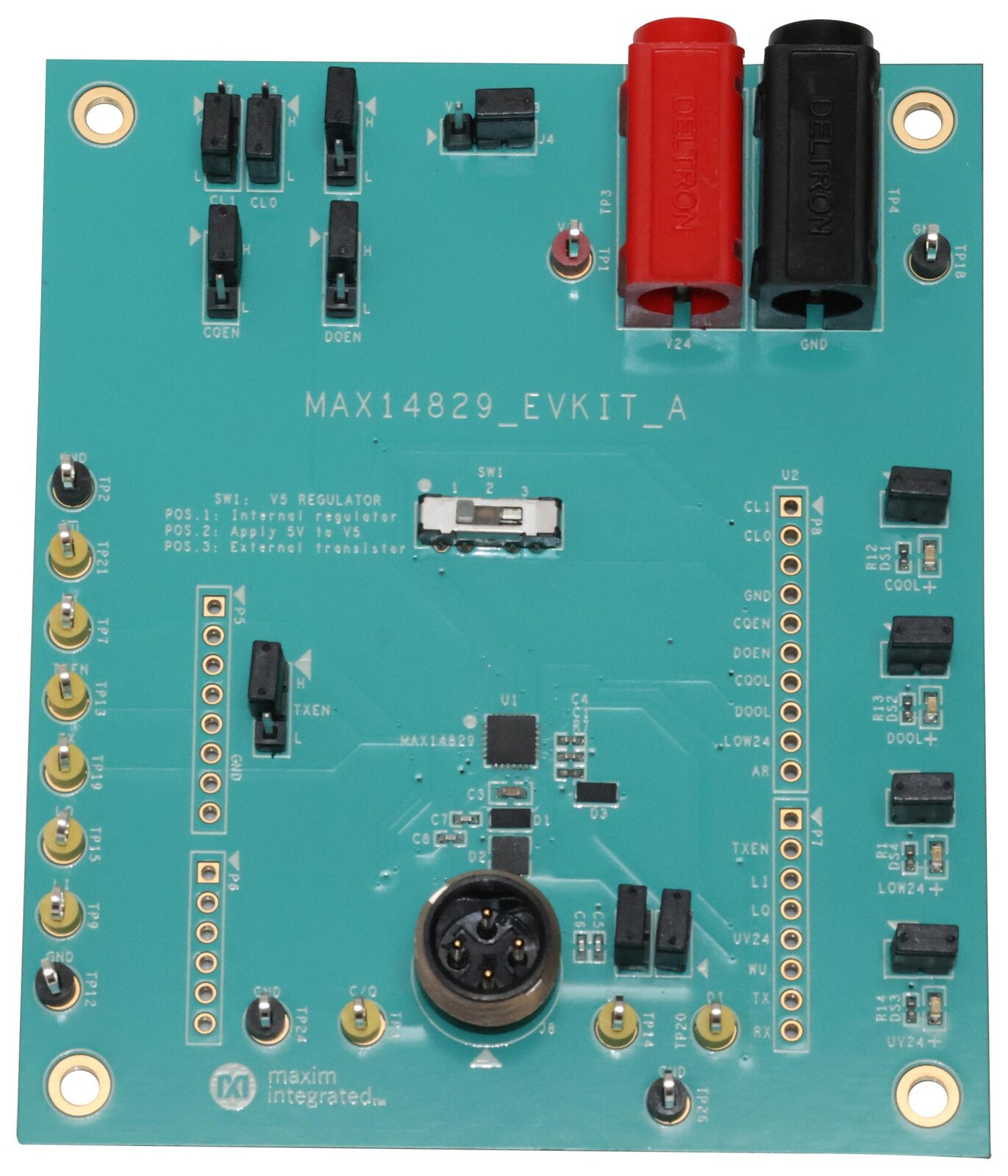 Analog Devices Max14829Evkit# Eval Board, Io-Link Device Transceiver