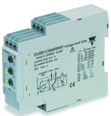 Carlo Gavazzi Dmb01Dm24 Time Delay Relay, Dpdt, 100H, 240Vac/dc