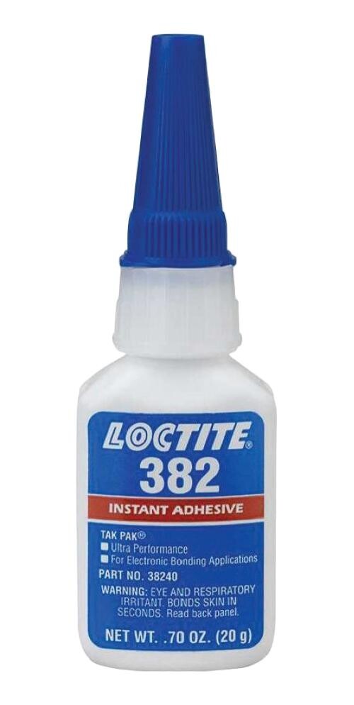 Loctite 382, 20G Adhesive, 20G, Bottle, White