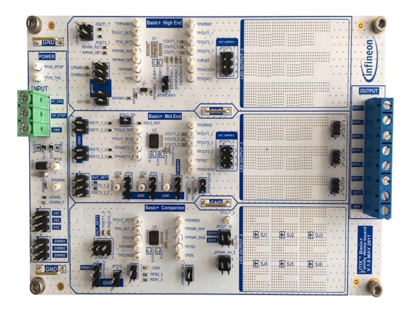 Infineon Basicplusdemoboardtobo1 Demo Board, Linear, 7V, Led Driver