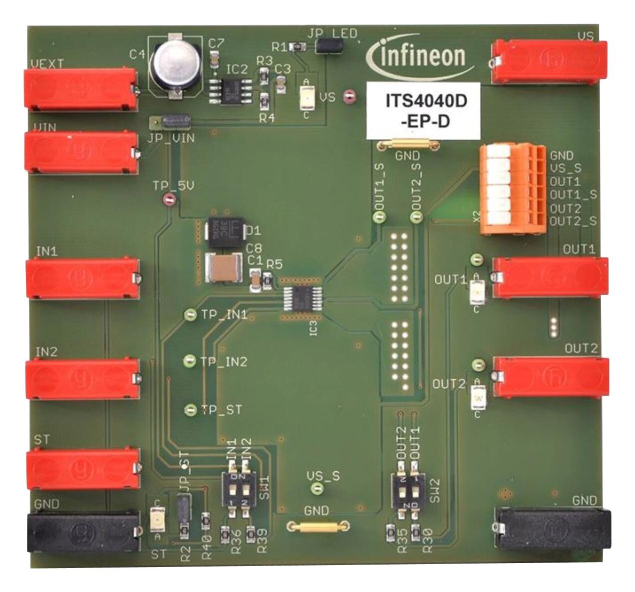 Infineon Demoboardits4040Dtobo1 Demo Board, High Side Power Switch