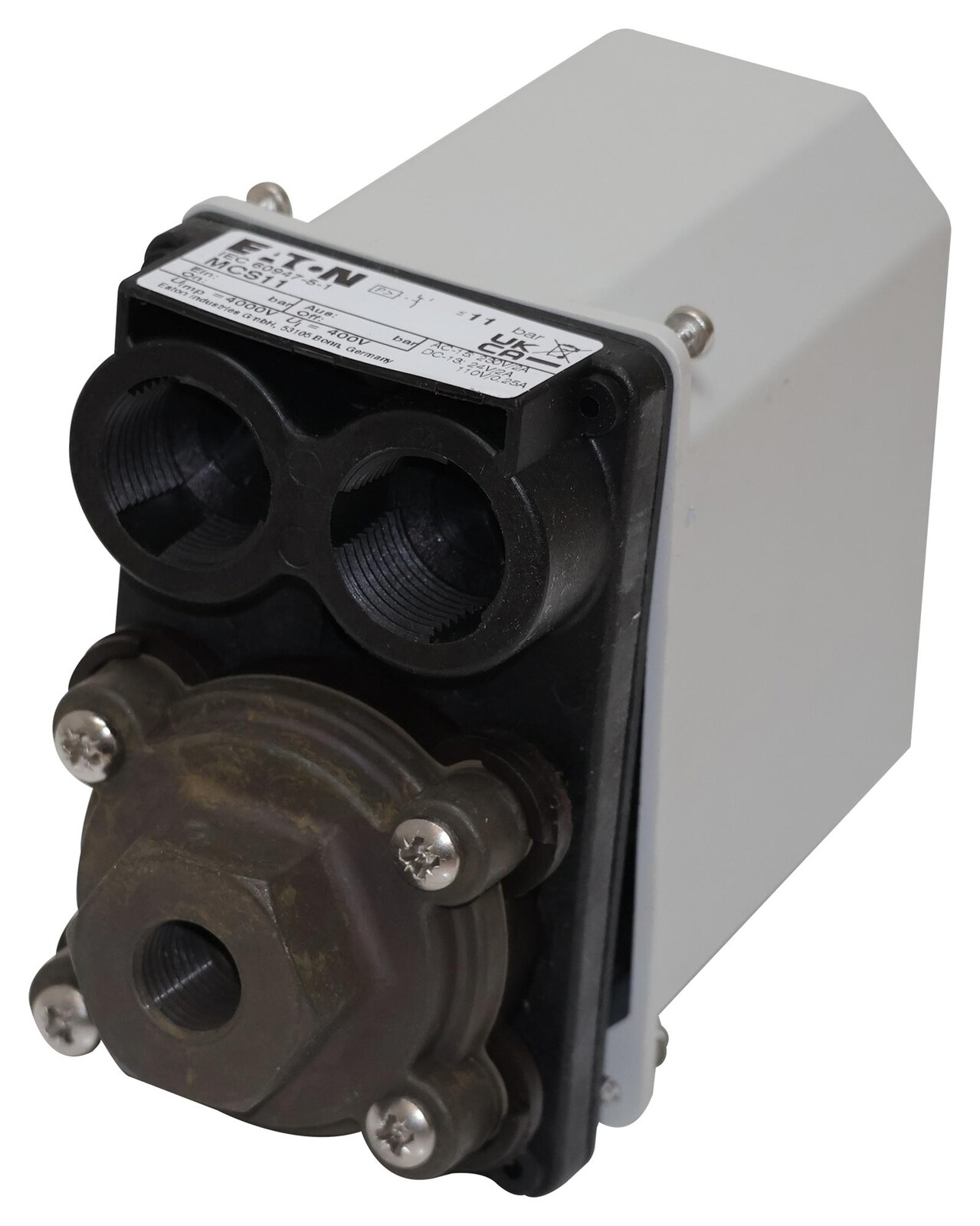 Eaton Moeller Mcs11 Pressure Switch, Spdt, 15Bar, 1/4