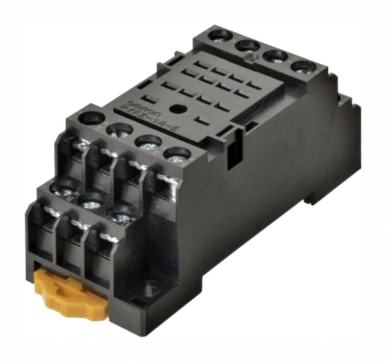 Omron Industrial Automation Pyfz-14-E. Relay Socket, 6A, 14 Pin, Din Rail