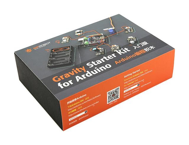 Dfrobot Kit0111 Gravity Starter Kit, 8Bit Avr Mcu