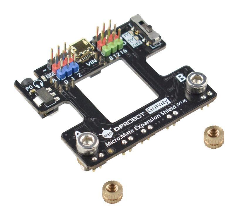 Dfrobot Dfr0518 Micro Mate Gravity Exp Board, Micro:bit