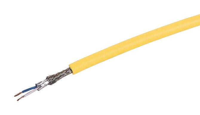 Harting 09456002014 Shld Ntwrk Cable, 5.2Mm, Yellow, 32.8Ft