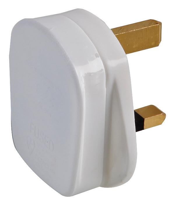 Pro Elec 9248 Wht 5A Uk Mains Plug, 240V, 13A, Wht