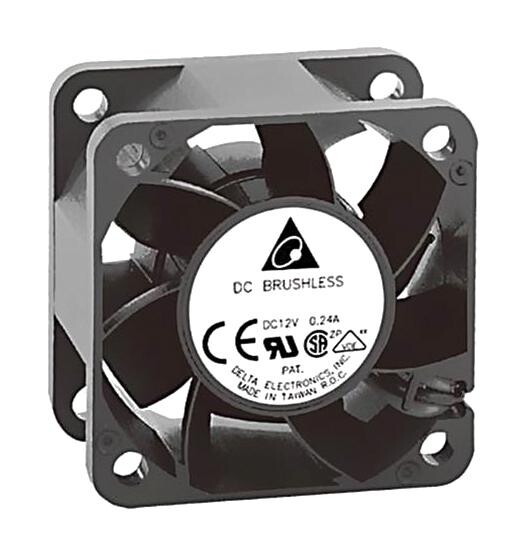 Delta Electronics / Fans Ffb0412Vhn-B Axial Fan, 40Mm, 12Vdc, 15.79Cfm, 45Dba