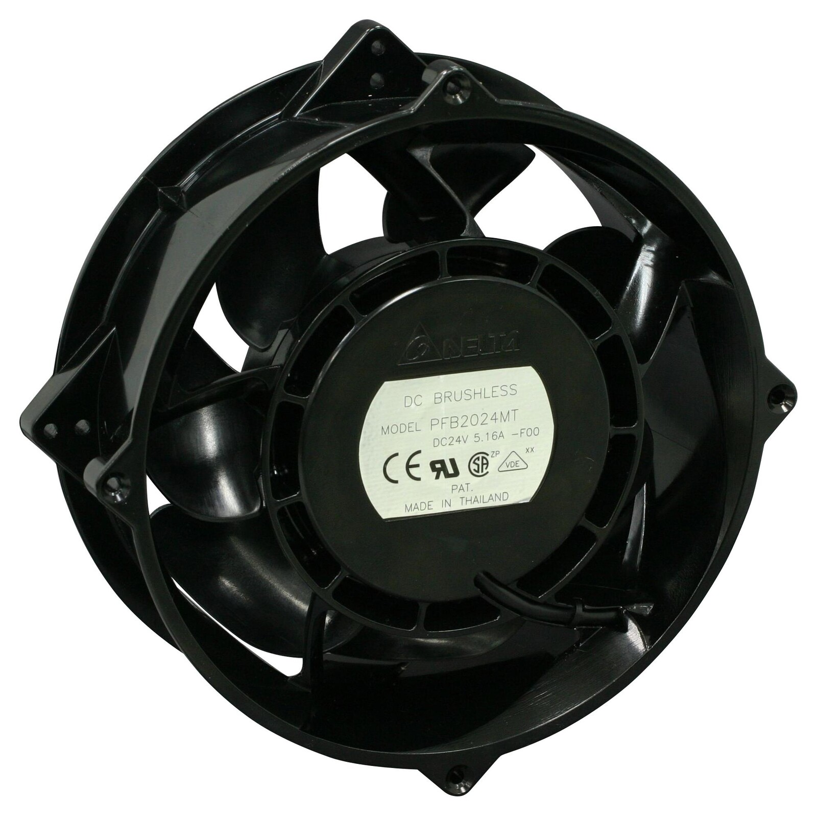 Delta Electronics Pfb0824Dhe Axial Fan, 80Mm, 24Vdc, 132.56Cfm, 65Dba
