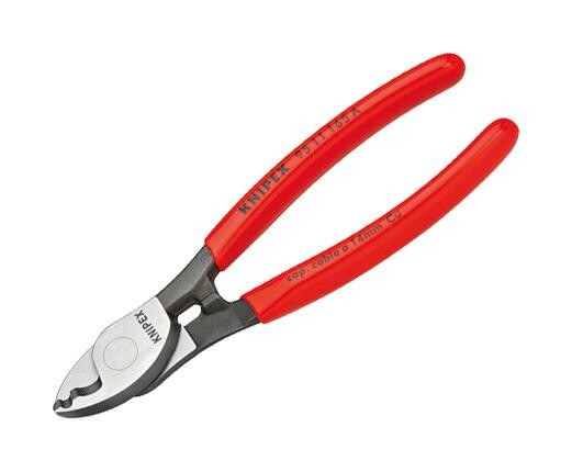 Knipex 95 11 165 A Cable Cutter, Shear, 165Mm, 1/0 Awg