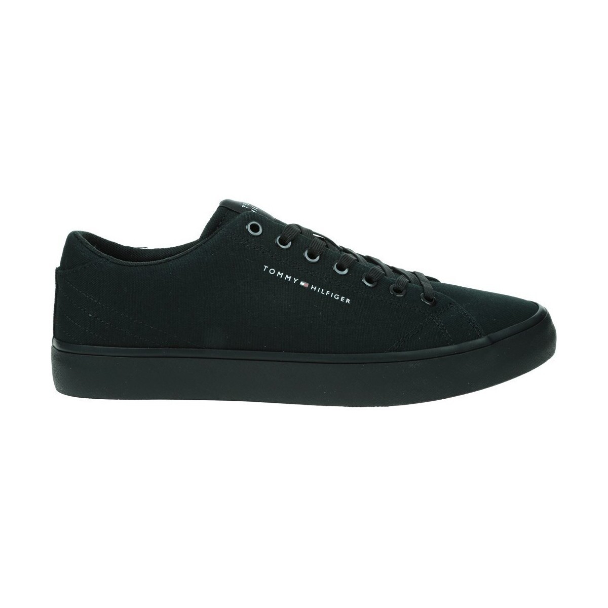Tommy Hilfiger  Vulc Low Canvas  Černá