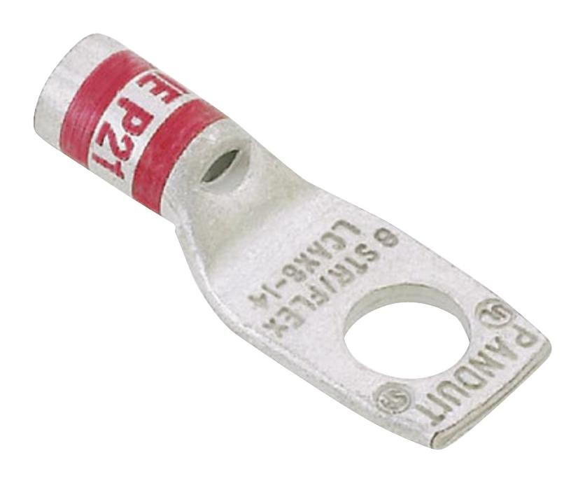 Panduit Lcax4-38-L Copper Compression Lug, 1 Hole, #4 Awg Flex, 3/8 (9.5Mm) Stud 07Ah2243