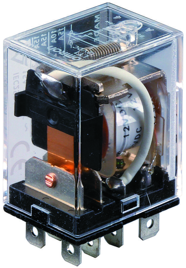 Omron Industrial Automation Ly2-0-Ac110/120 Relay, Dpdt, 120Vac, 28Vdc, 15A