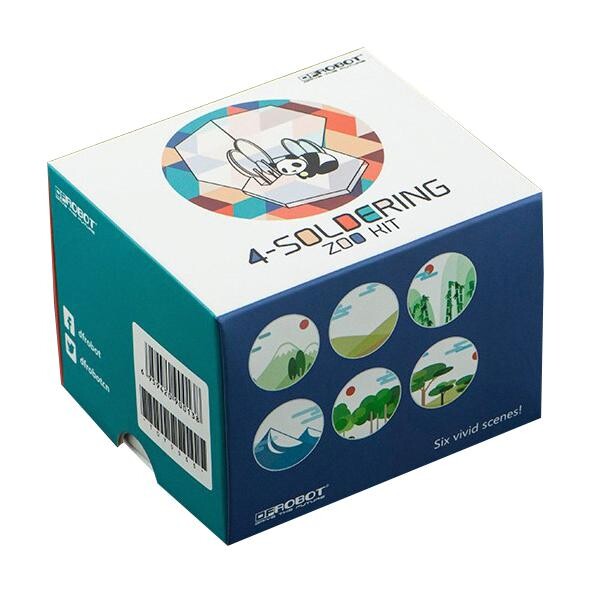 Dfrobot Toy0055 4-Soldering Zoo Animal Kit