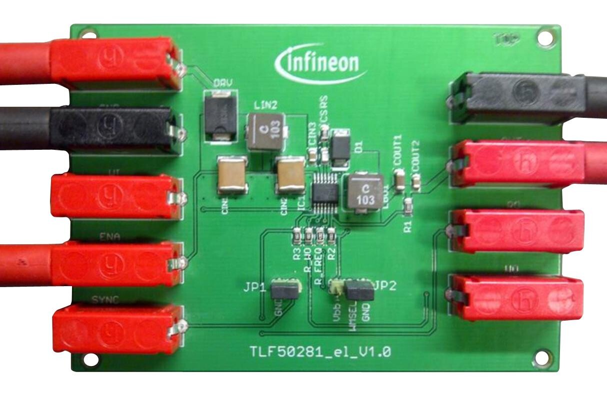 Infineon Demoboardtlf50281Eltobo1 Demonstration Board, Pwm Buck Converter