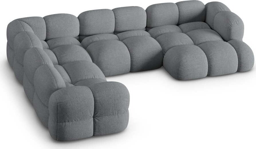 Šedá rohová pohovka (levý roh/do 