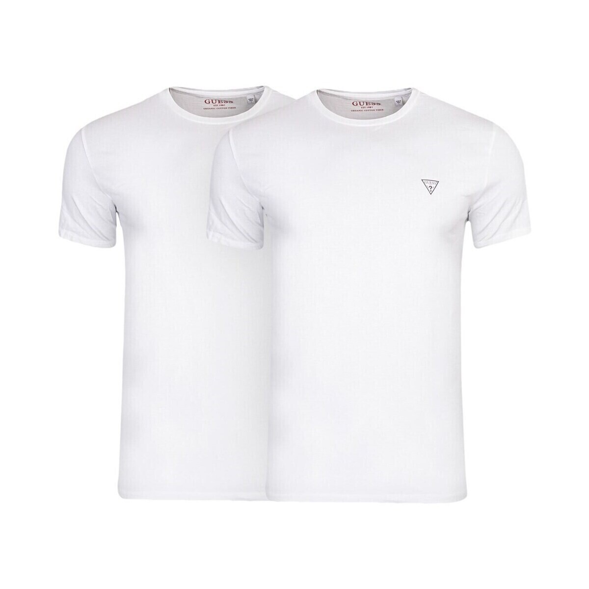 Guess  CALEB HERO CNK 2 PACK  Bílá