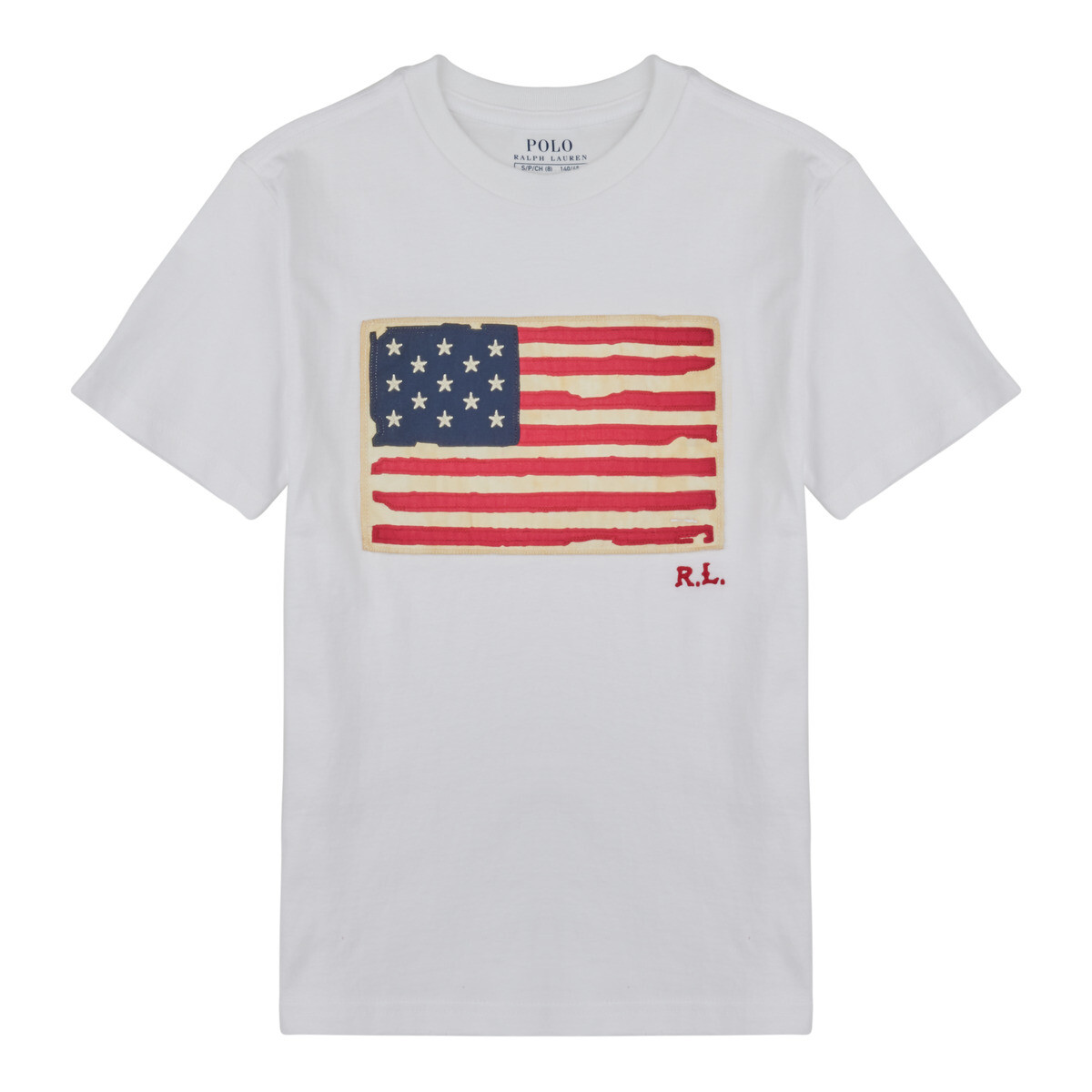 Polo Ralph Lauren  SS FLAG TEE  Bílá