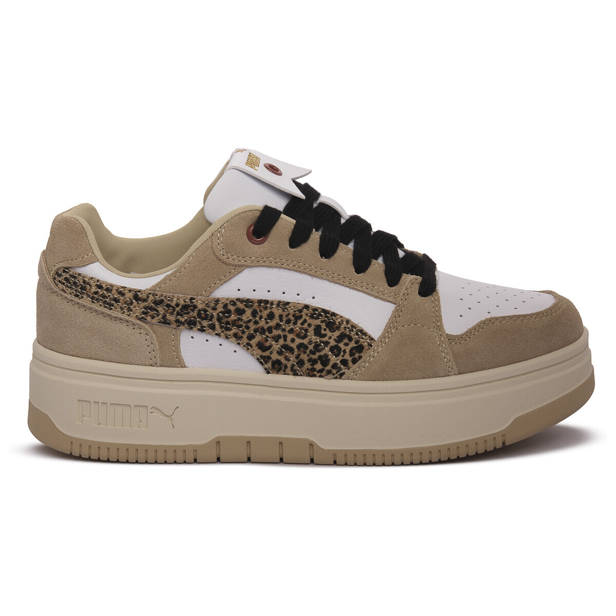 Puma  01 REBOUND FEMME LOW ANIMAL  Bílá