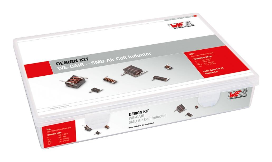 Wurth Elektronik 74491 Design Kit, Ferrite Bead And Air Coil