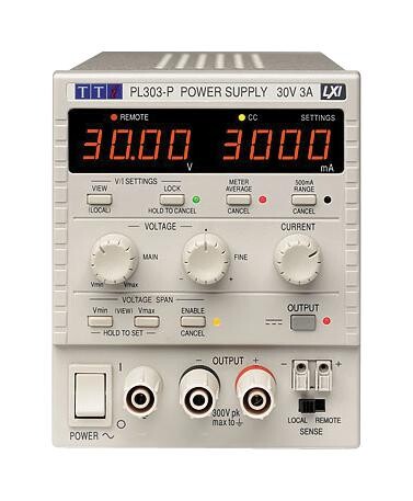 Aim-Tti Instruments Pl303P Power Supply, 1Ch, 30V, 3A, Programmable