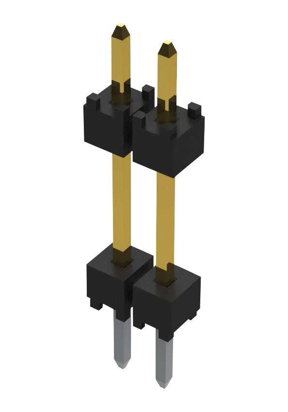 Samtec Dw-02-09-L-S-467 . Stacking Conn, Header, 2Pos, 2.54Mm