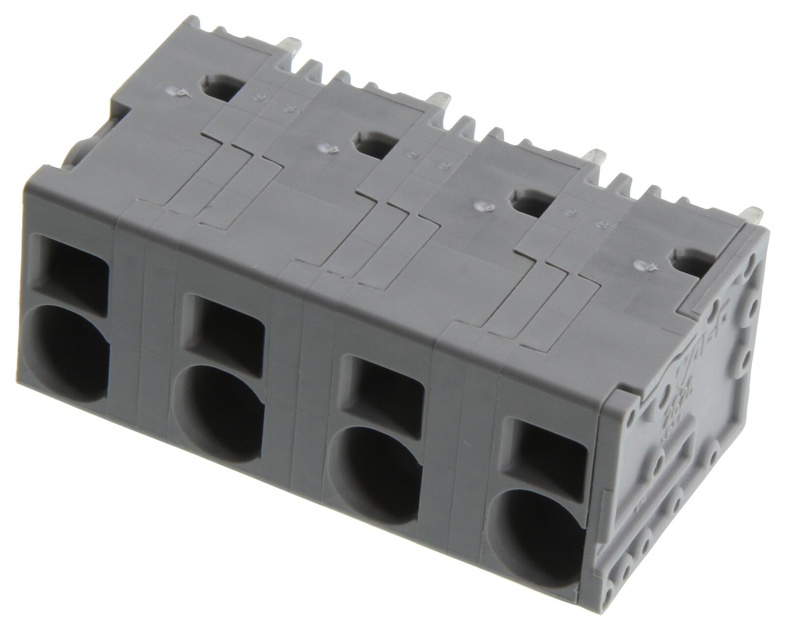 Wago 2626-3354 Terminal Block, Wtb, 4Pos, 24-8Awg