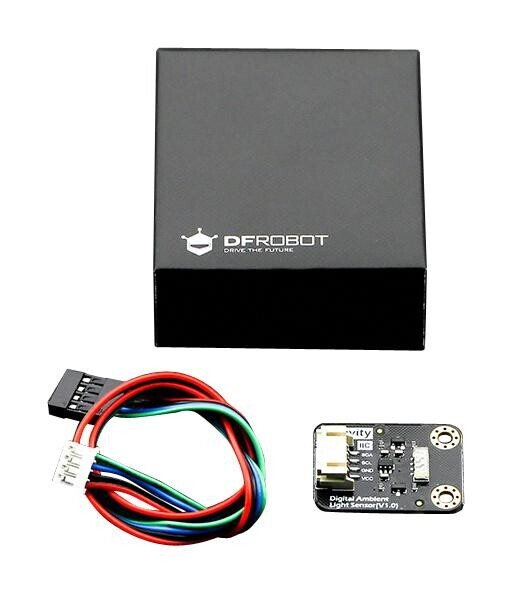 Dfrobot Sen0228 I2C Ambient Light Sensor, Arduino Board