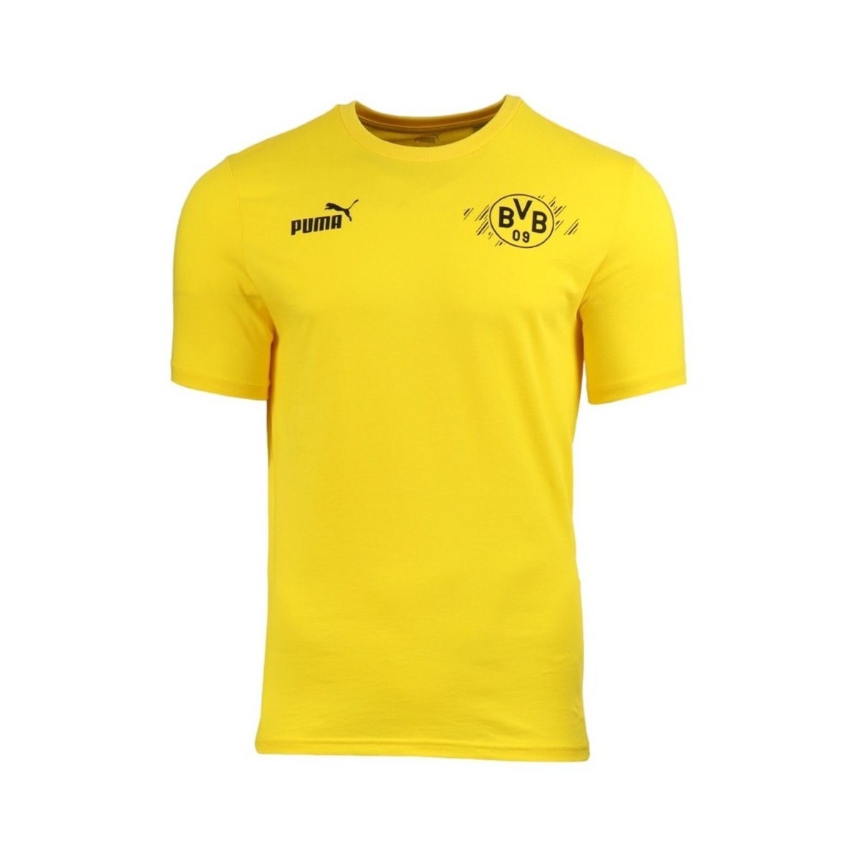 Puma  Bvb Ftblculture Tee Faster Yel  Žlutá