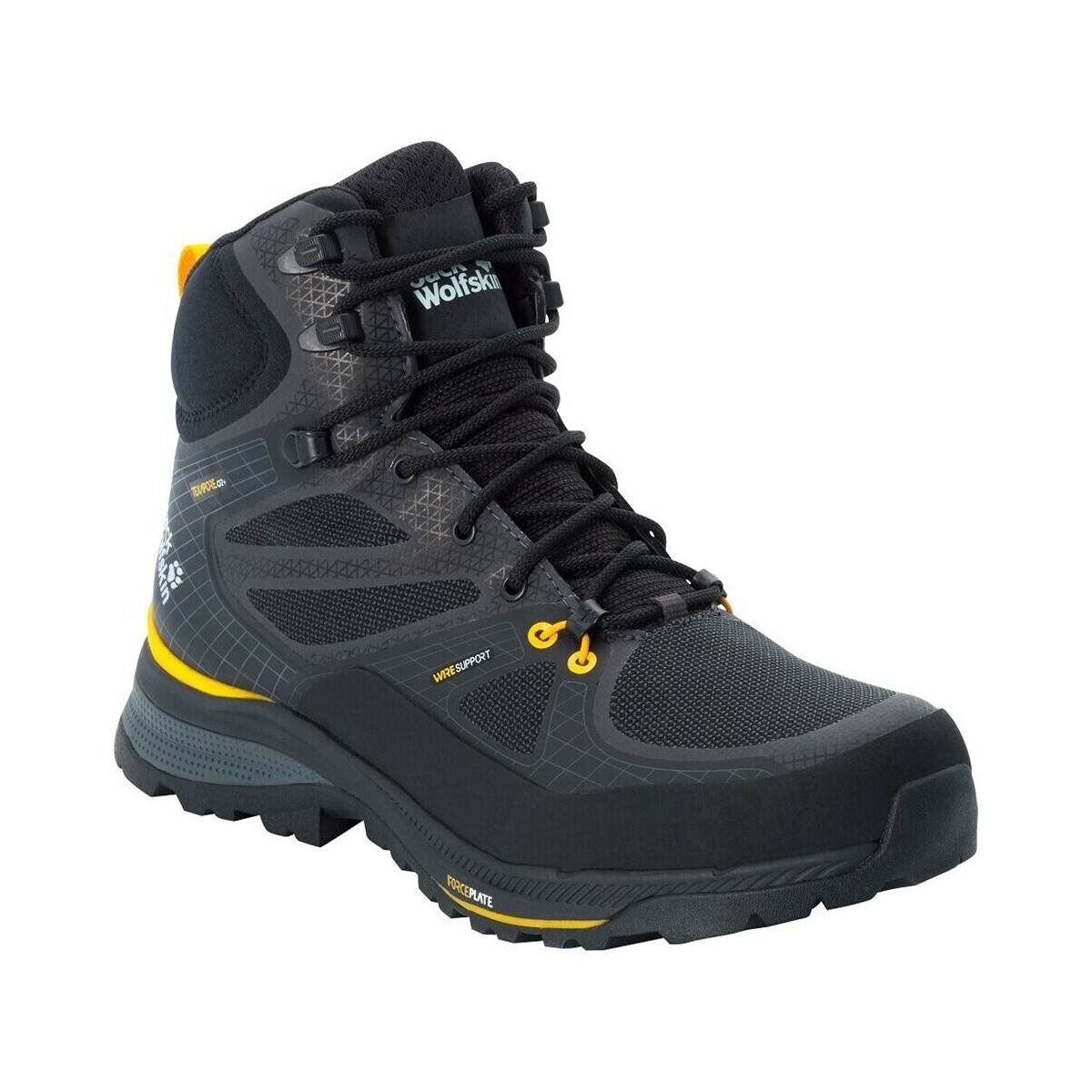 Jack Wolfskin  Force Trekker Texapore Mid  Černá