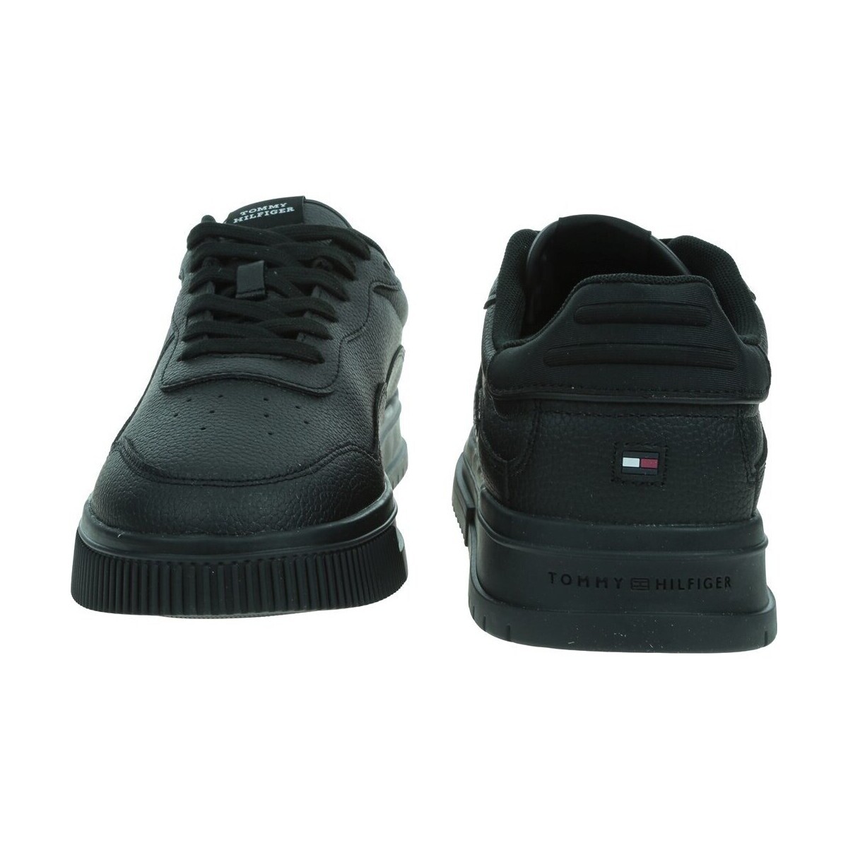Tommy Hilfiger  Supercup Stripes Tumbled  Černá
