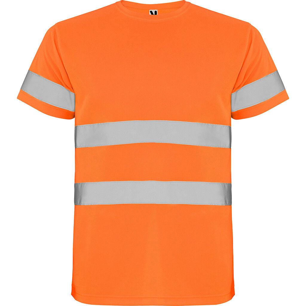 Pánské reflexní tričko Roly Delta - oranžové, M