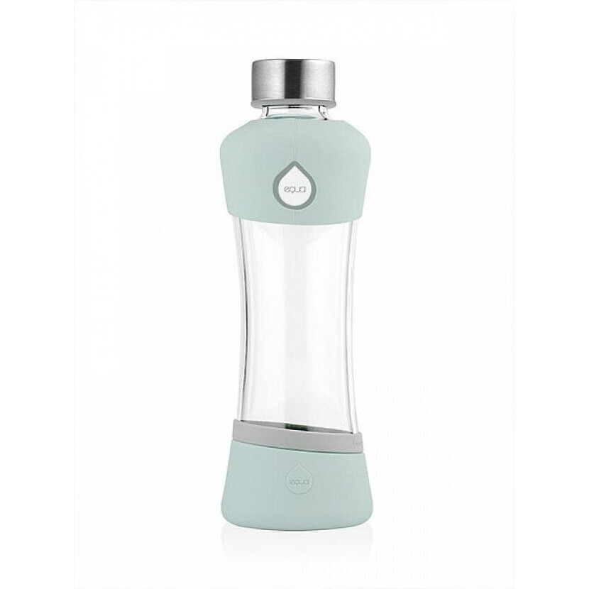 Láhev skleněná Equa Active 0,55 l - průhledná-světle modrá