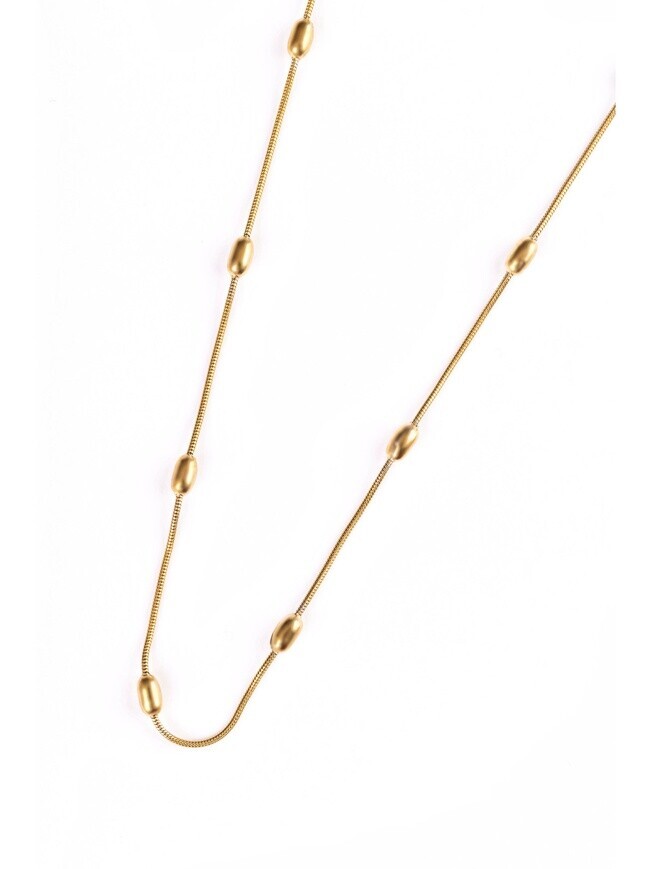 Emily Westwood Slušivý pozlacený náhrdelník z oceli EWN250174G