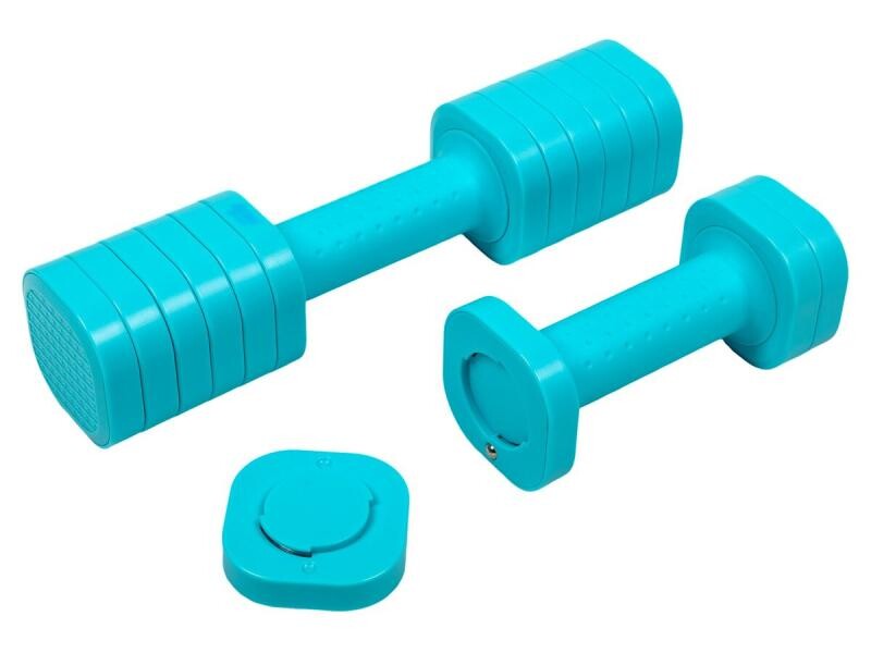 Acra nastavitelná činka LADY 0,9 - 2,26 kg, set 2 ks v balení, celkem 4,66 Kg