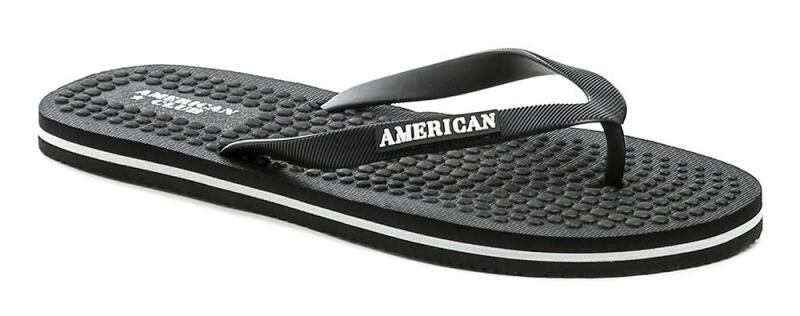 American Club NH110-23 černé pánské žabky