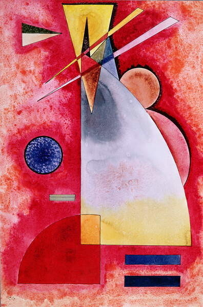 Wassily Kandinsky Obrazová reprodukce Intermingling (1928), Wassily Kandinsky, 26.7 × 40 cm