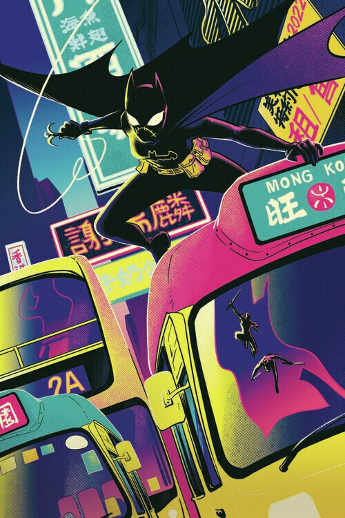 Europosters Umělecký tisk Catwoman - Retro Art, 26.7 × 40 cm