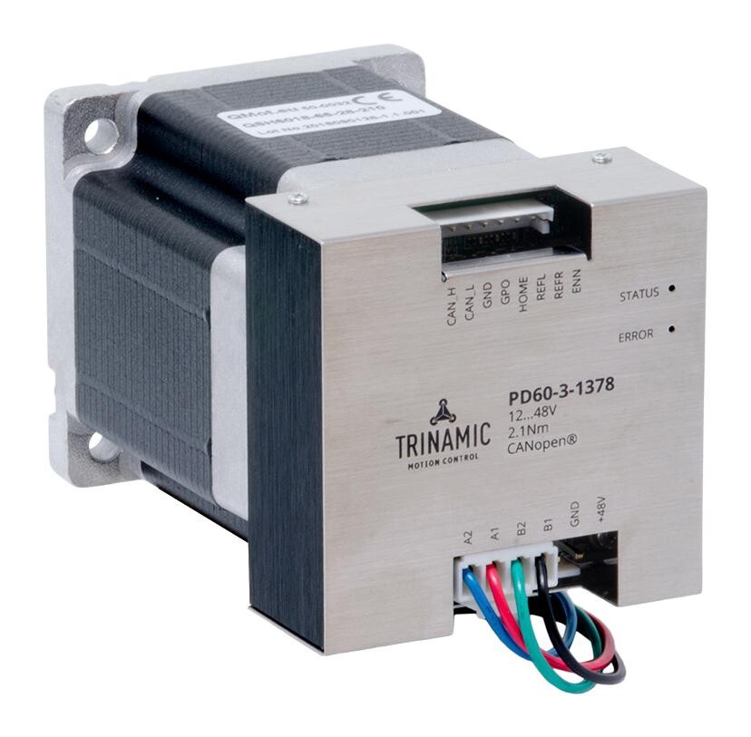 Trinamic / Analog Devices Pd60-3-1378-Canopen Stepper Motor, 2-Ph, 2.8A, 52Vdc